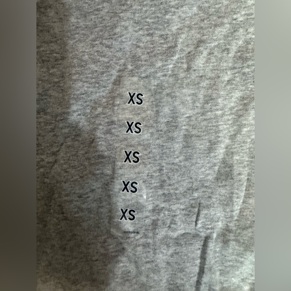 Uniqlo Heather Gray V-Neck Short Sleeve Tee - Picture 5 of 6